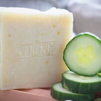 cucumber and mint handmade soap