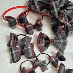 Mix of various tartan bows
