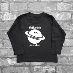 Black Child's Space T Shirt
