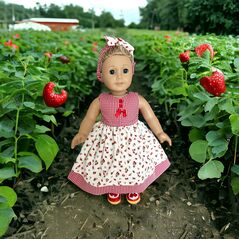 you will find this adorable doll dress @ irenes doll clothes